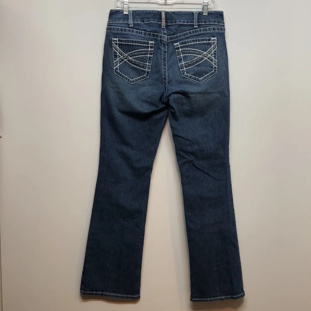 Ariat Women's FR Mid Rise DuraStretch Basic Boot Cut Jean Women's 29R western - Picture 7 of 15